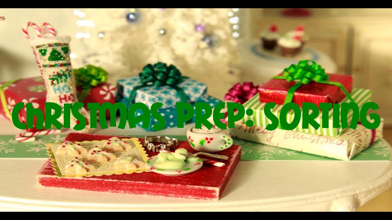 Christmas Prep: Sorting Decorations, Cards, and Gift Wrap