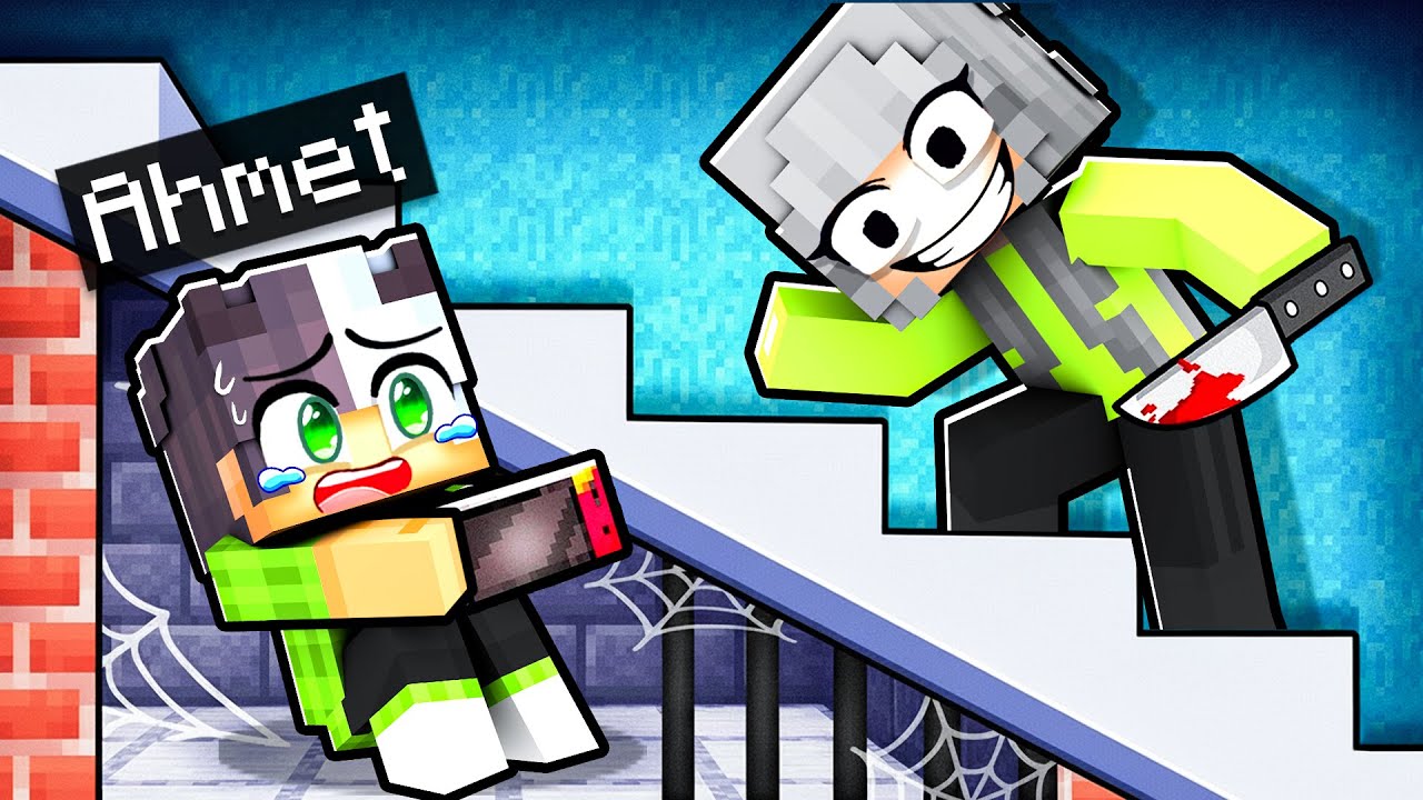 ÜVEY DİLSİZ BABAANNE'NİN EVİNDEN KAÇIŞ!👵 /Minecraft