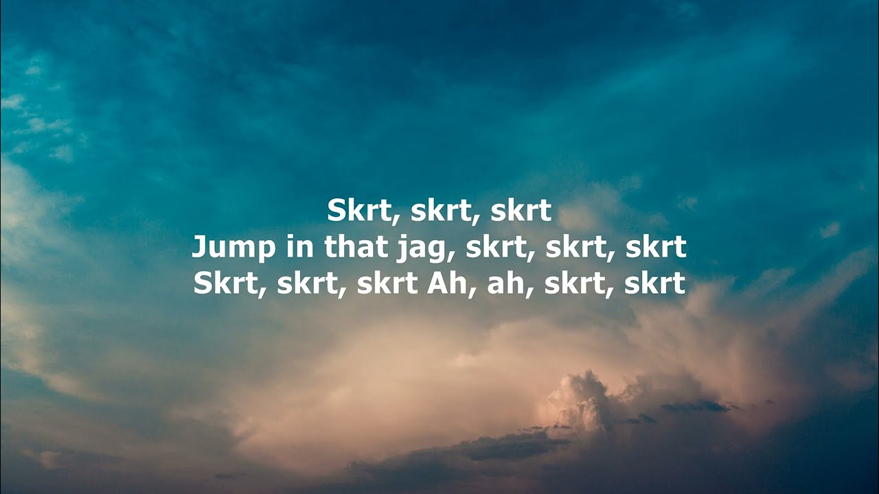 Kodak Black - Skrt ( lyrics video )