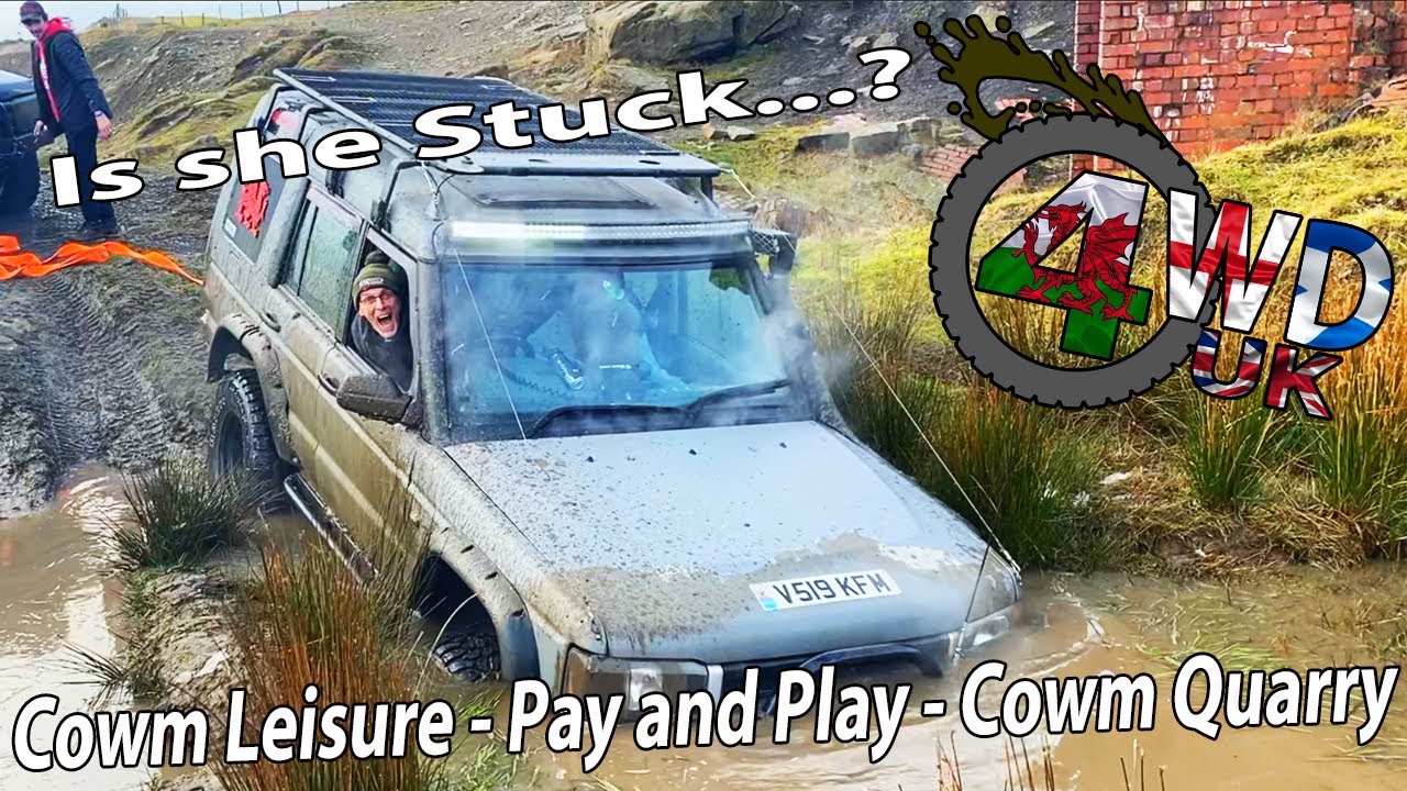 ДОРА ЗАСТРЯЛА... | Cowm Quarry Pay and Play | Cowm Leisure | Discovery 2 и Defender | 4WD UK