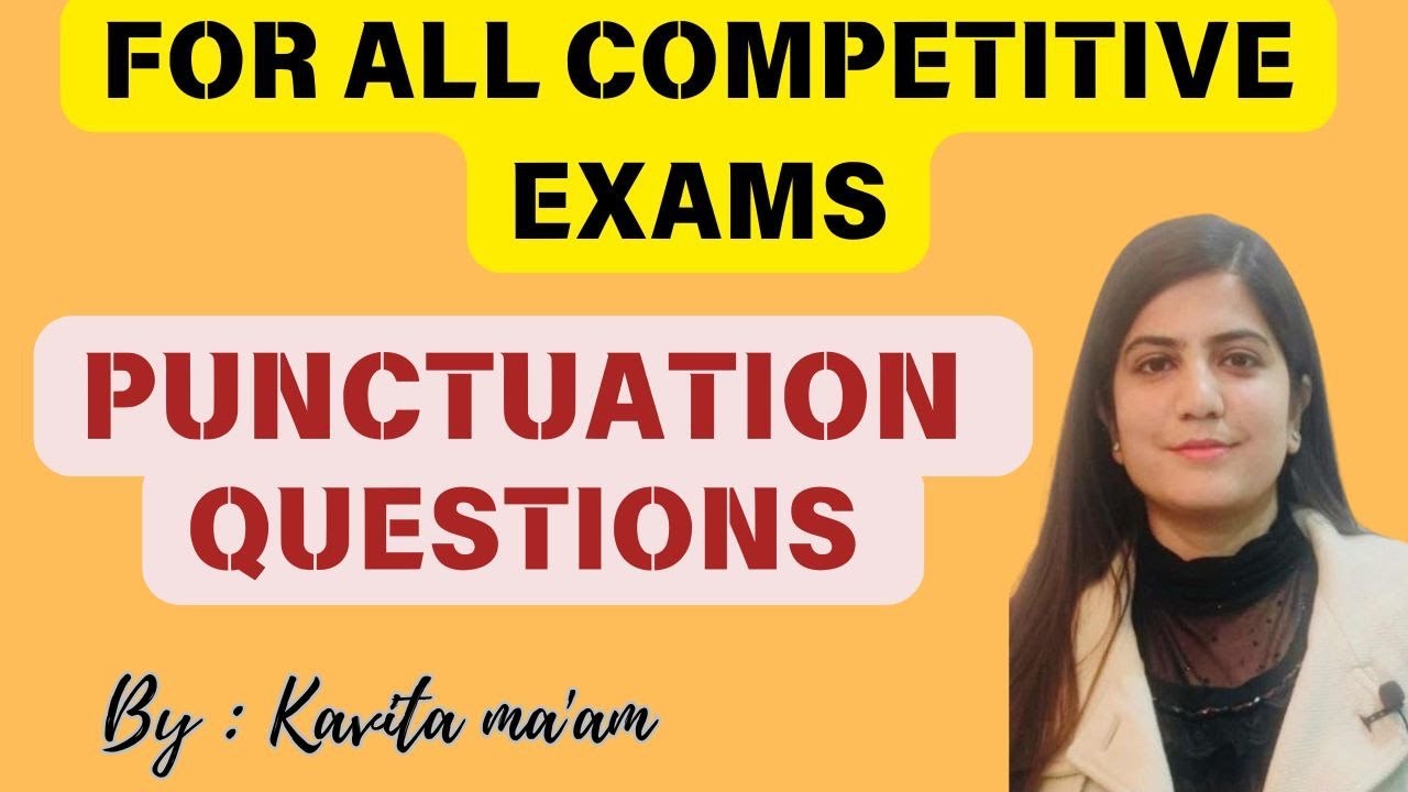 QUESTION BASED ON PUNCTUATION | PUNCTUATION MARKS|JKP CONSTABLE | JKSSB EXAM BY KAVITA MA&rsquo;AM