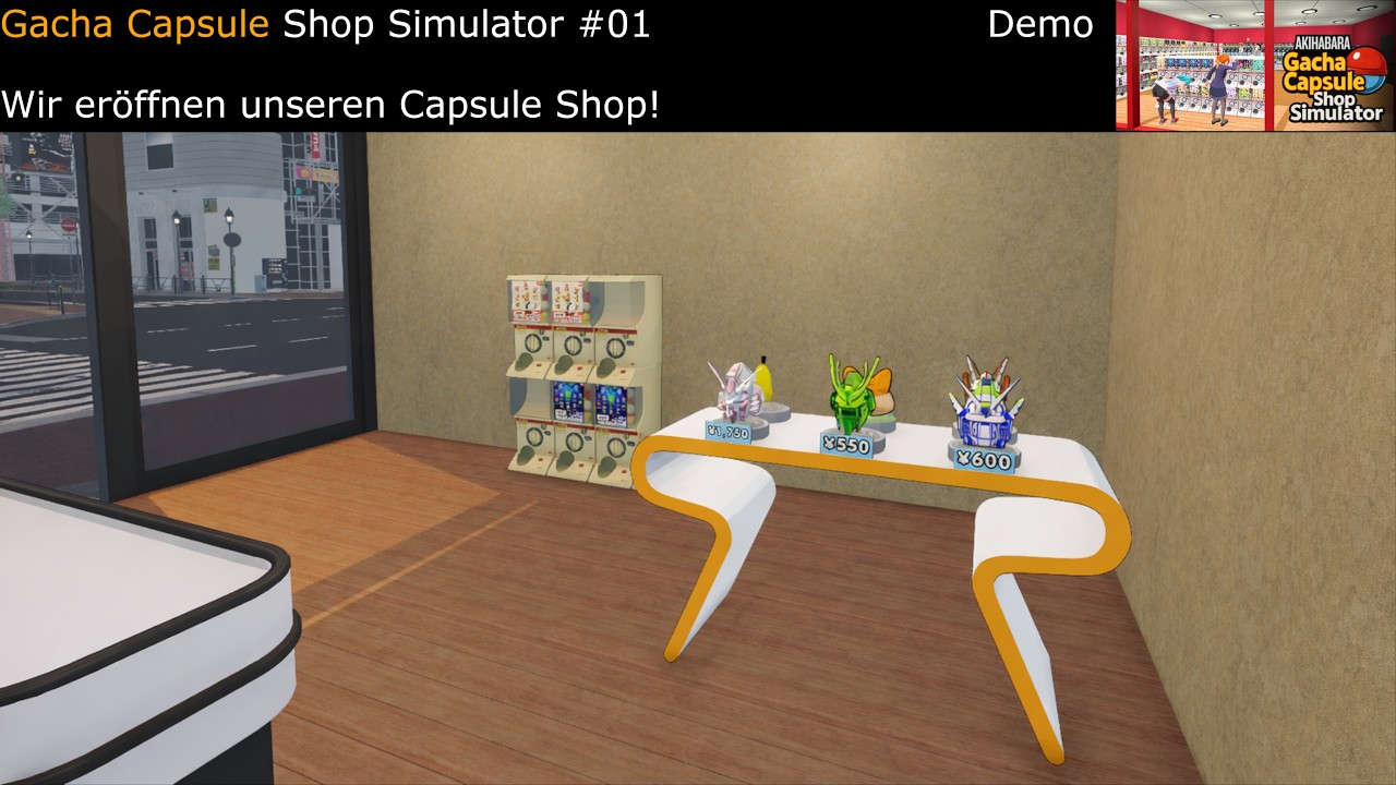 Capsule Shop Simulator Demo #01 Wir eröffnen unseren Capsule Shop