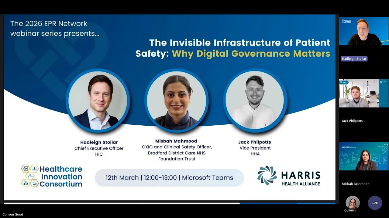 Webinar: The invisible infrastructure of patient safety: why digital governance matters | HHA & HIC