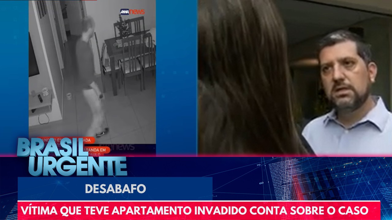 Mulher que teve apartamento invadido conversa com o Brasil Urgente | Brasil Urgente
