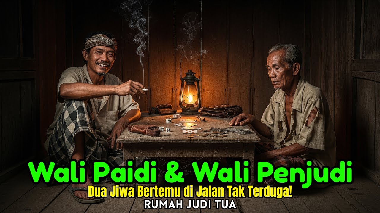 Pertemuan Dua Dunia Wali Paidi dan Wali Penjudi dalam Rumah Judi Tua