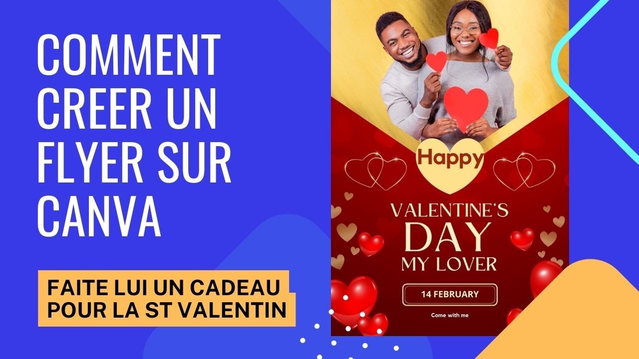 Comment créer un Flyer de la St Valentin sur Canva