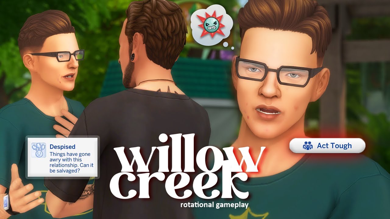 My sim and his dad are ENEMIES?!