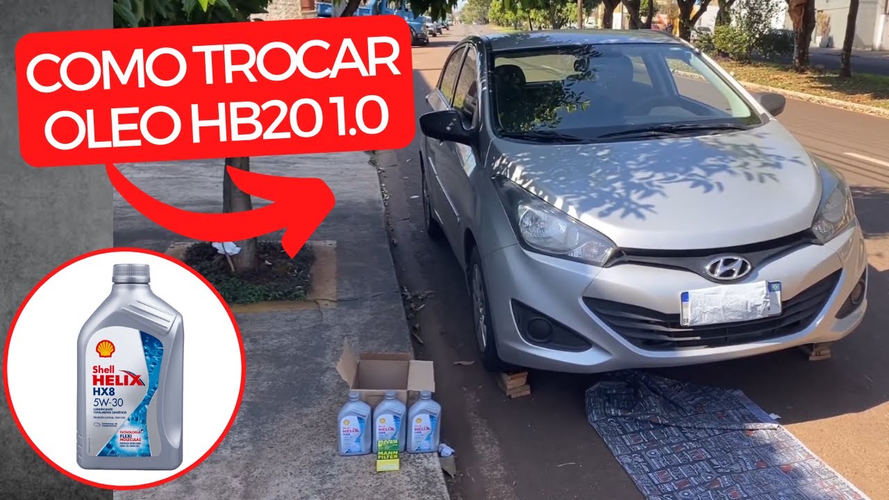 COMO TROCAR OLEO HB20 1.0