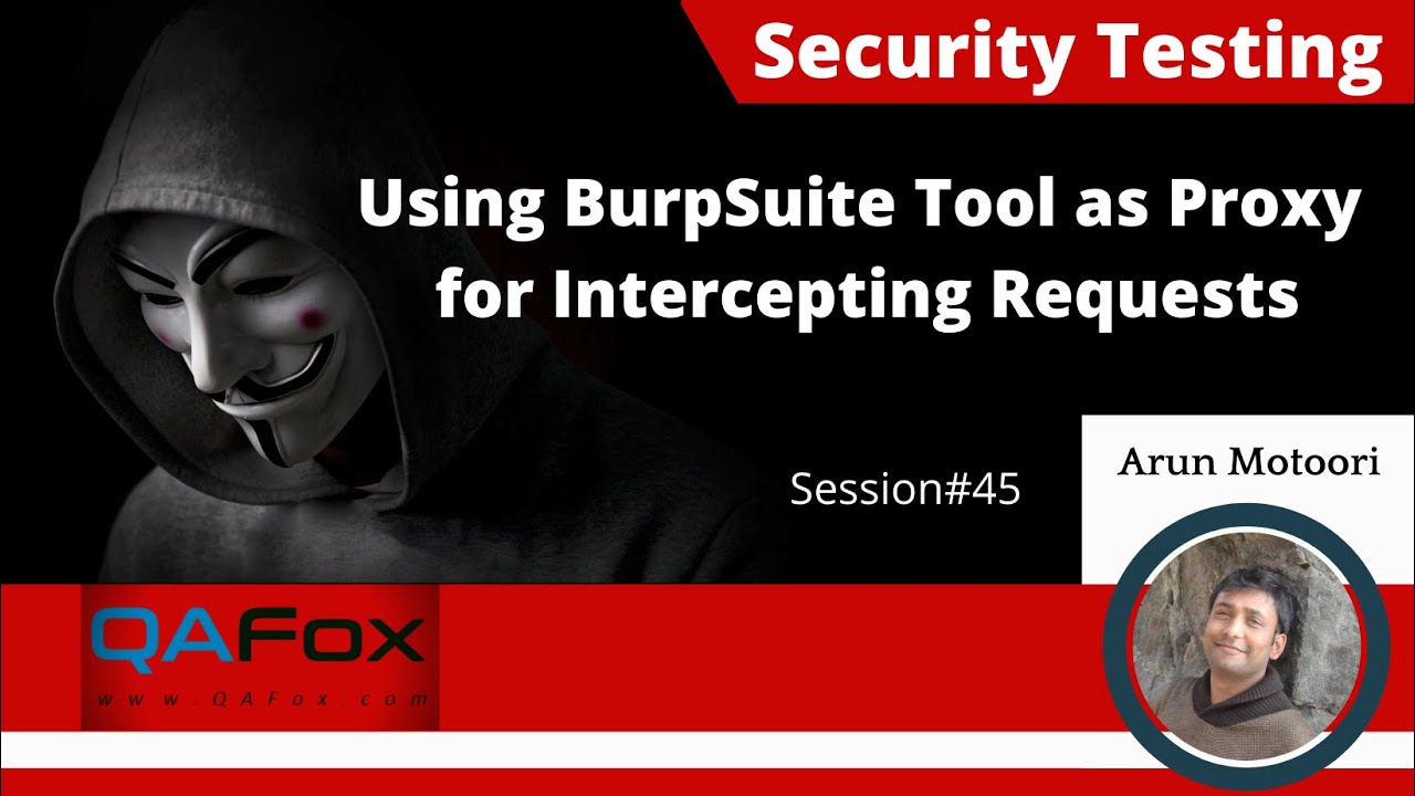 Using BurpSuite as Proxy Tool for Intercepting Requests (Session 45 - Security Testing)