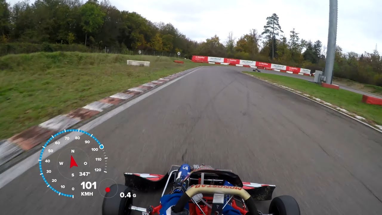 Simracer fährt erstes mal Rennkart | Kartbahn Lyss 01.11.2023