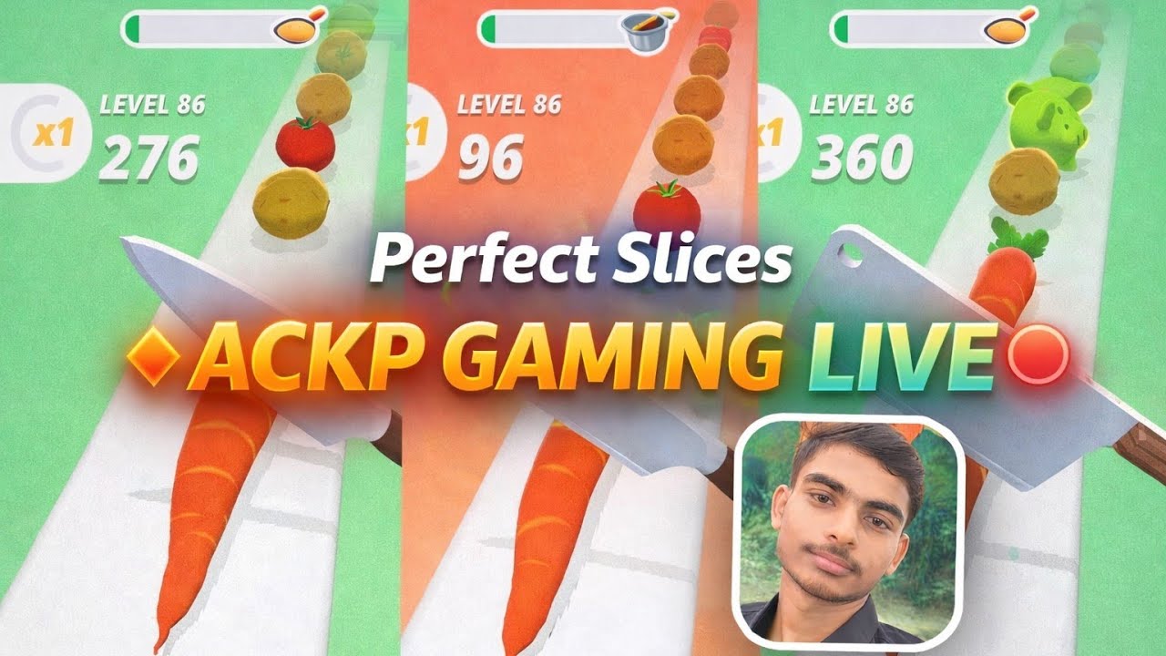 Perfect Slices 🍆🥒 live 🛑 Gameplay #07 #shortsfeed #live #perfectslices