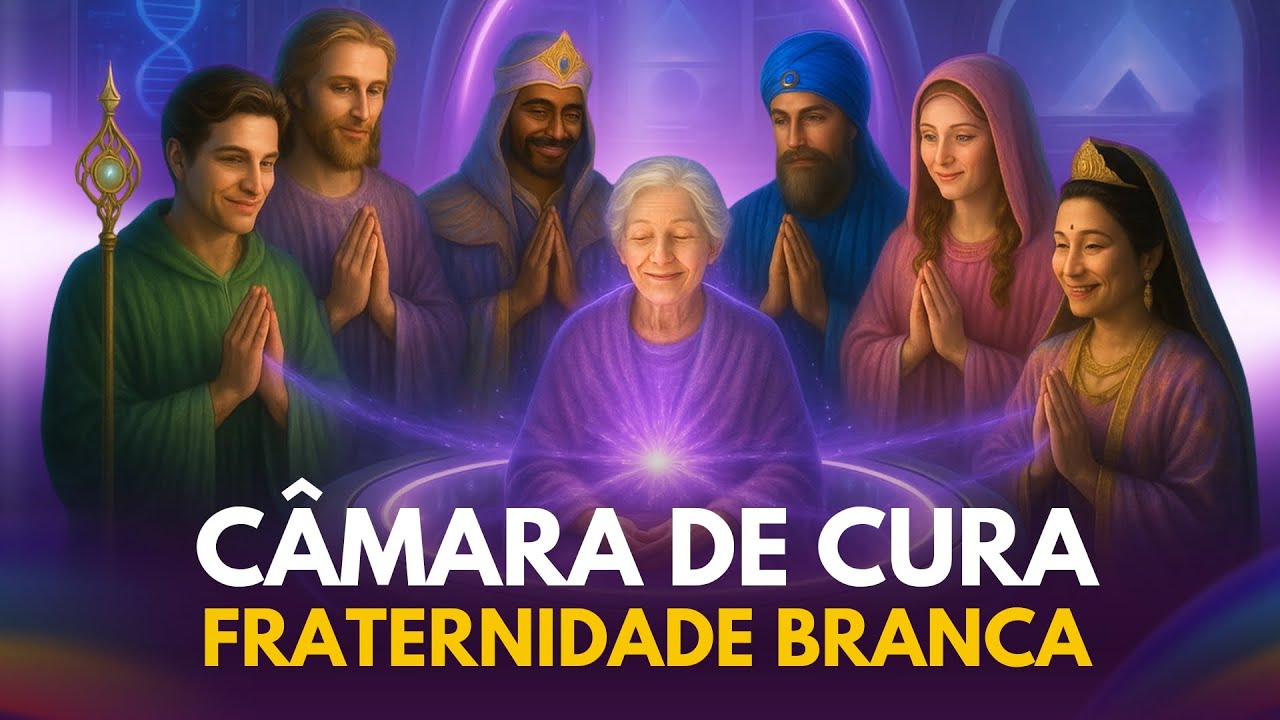 Câmara de Cura da Fraternidade Branca ✨ Receba a Energia dos 7 Raios e Transforme Sua Vida AGORA!