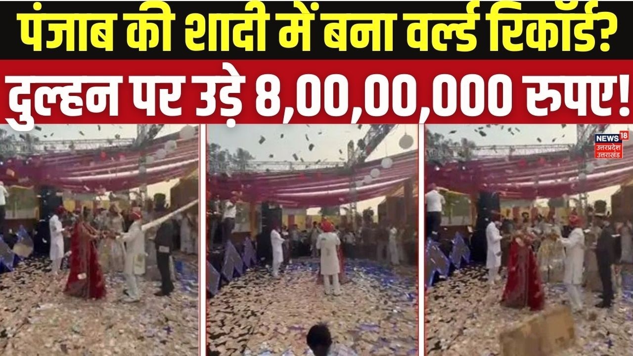 Truth Behind Viral Video | Punjab Wedding 2026: पंजाब में दुल्हन पर उड़ाए 8 करोड़ के नोट? | Top News