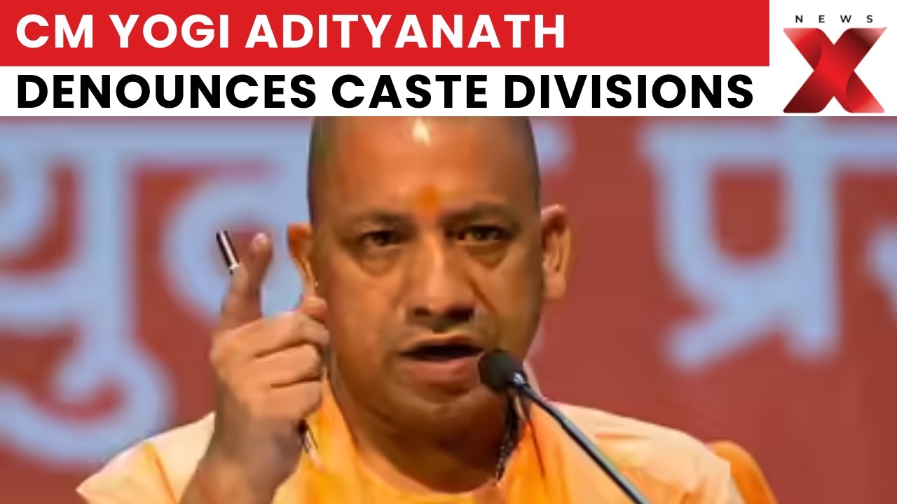 CM Yogi Adityanath Urges Unity, Denounces Casteism at Chittorgarh Tribute Ceremony | NewsX