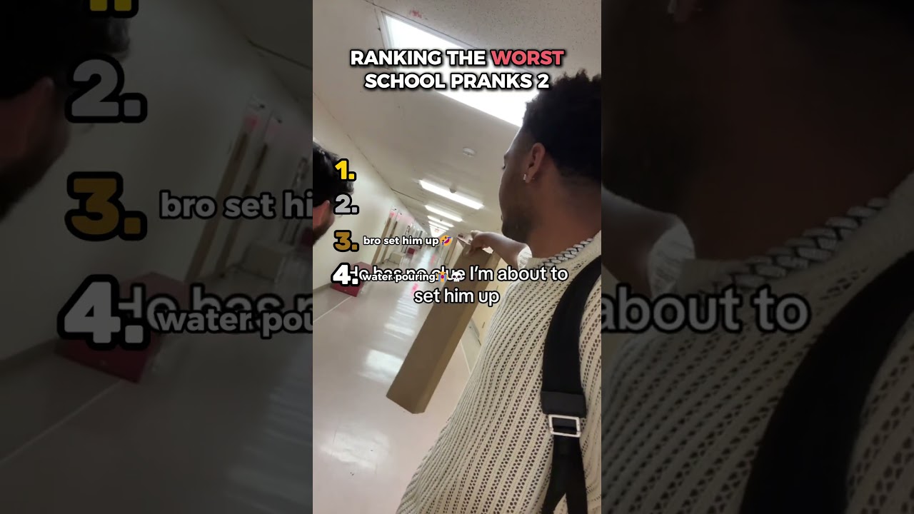 Ranking The Worst School Pranks Ever 2😭😂