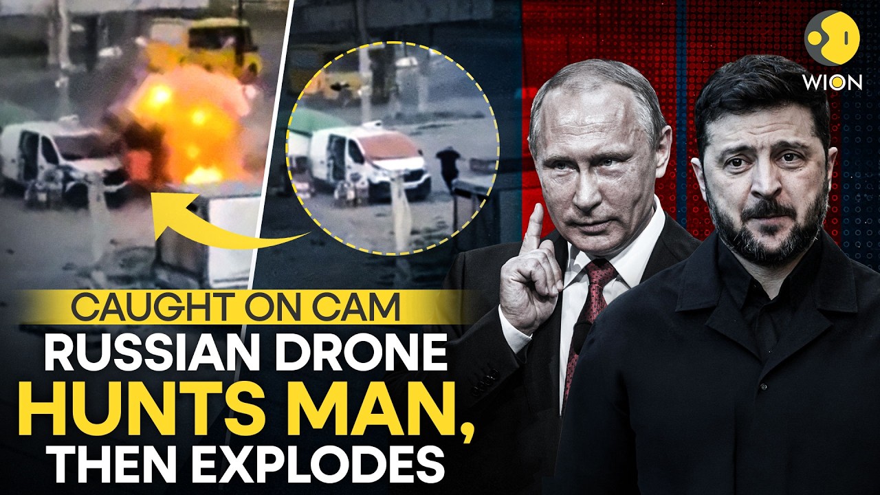 Russia-Ukraine War HORROR: Russian Drone Hunts Civilian, Man Narrowly Escapes Death | WION Originals