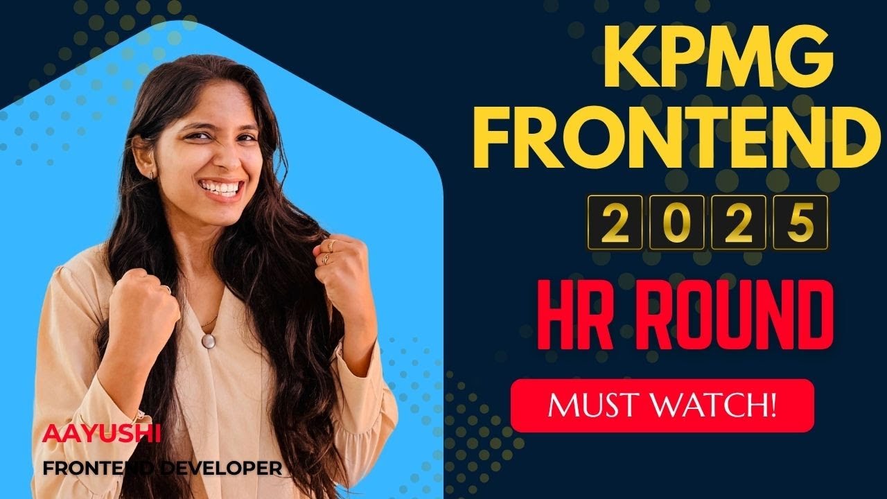 KPMG HR Round 2025 😱🔥 Final Selection? HR Asked These Shocking Questions!
