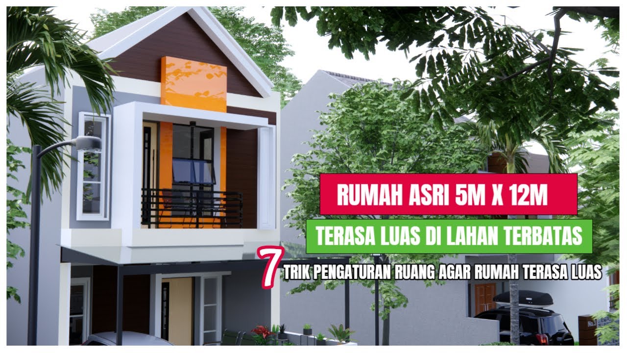 Rumah Asri  5x12 nyaman bgt - 7 tips membangun di lahan terbatas