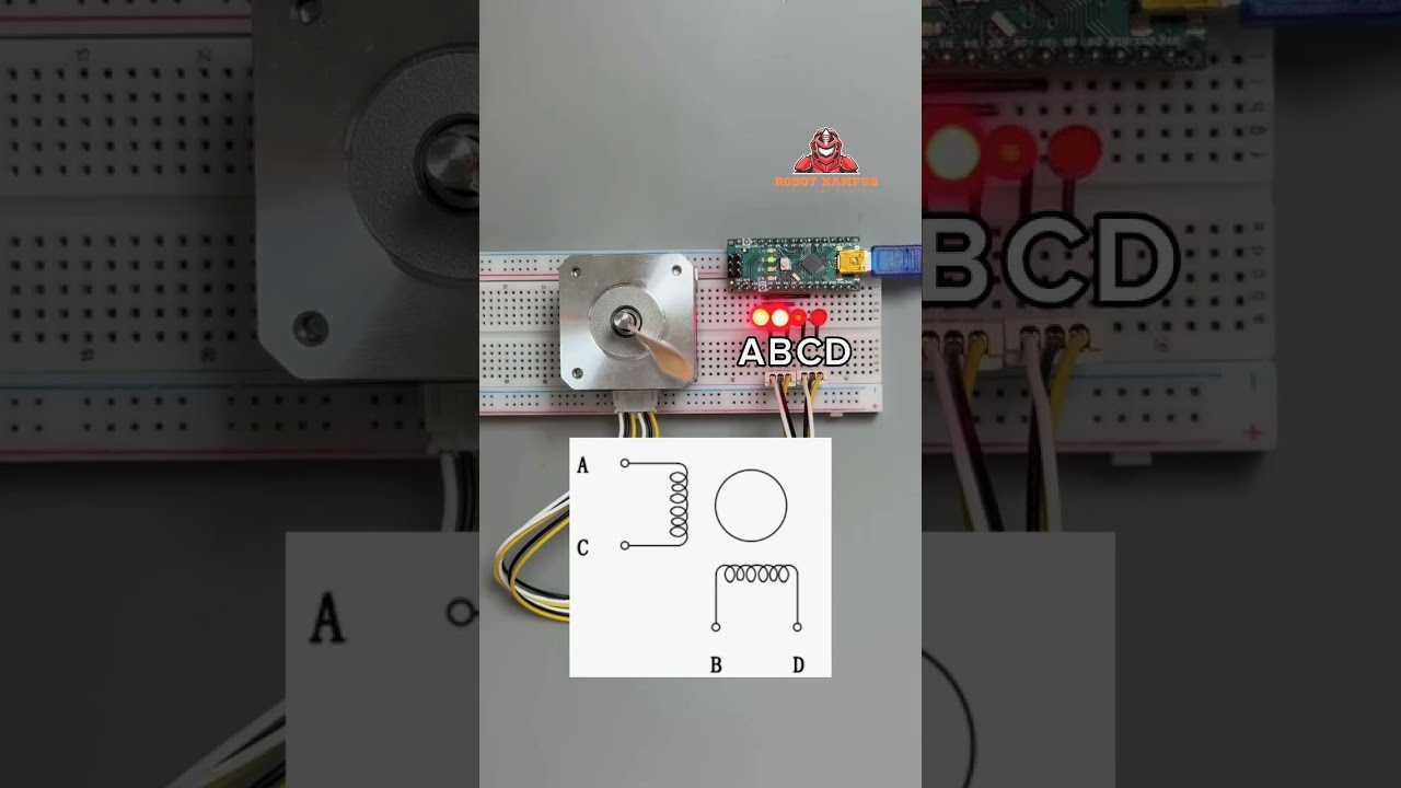 The Working Principle of Stepper Motors ⚙️ #engineering #machine