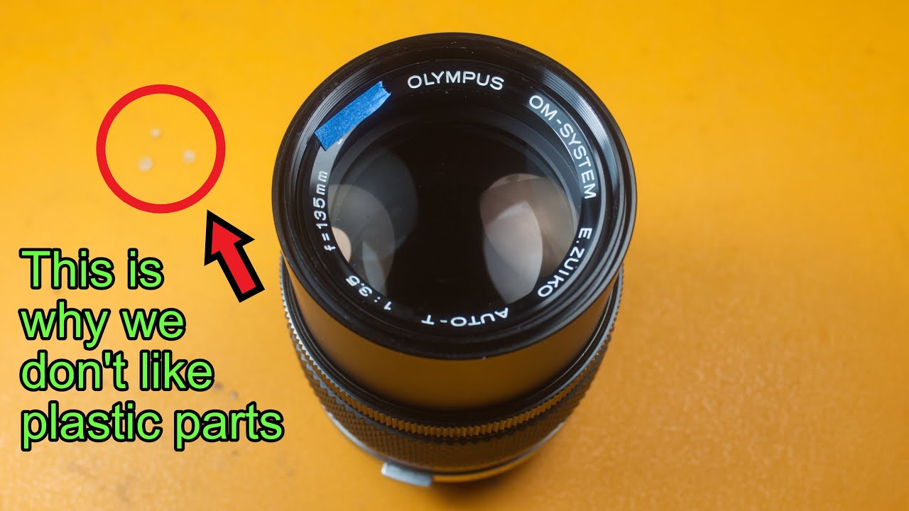 Repairing Olympus OM E.Zuiko 135mm F3.5 lens.