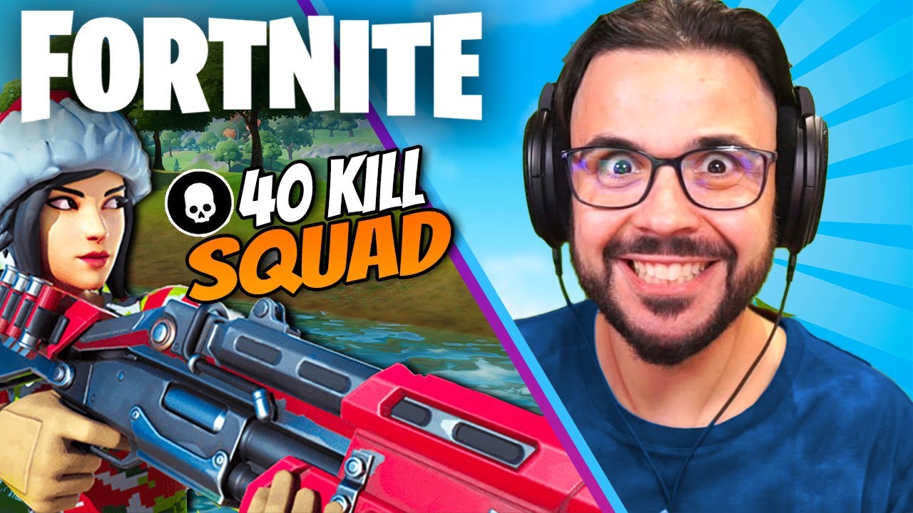 40 Kill Squad con delle Pompate Assurde - FORTNITE