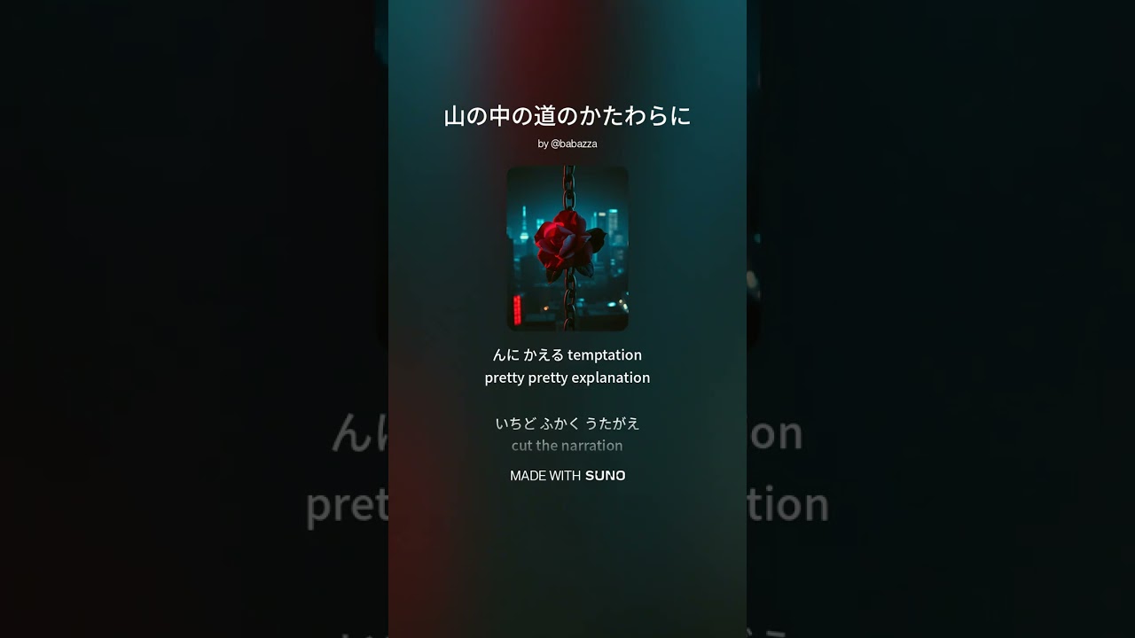 【Suno】山の中の道のかたわらに【AI Music】#ai音楽 #suno #オリジナル曲