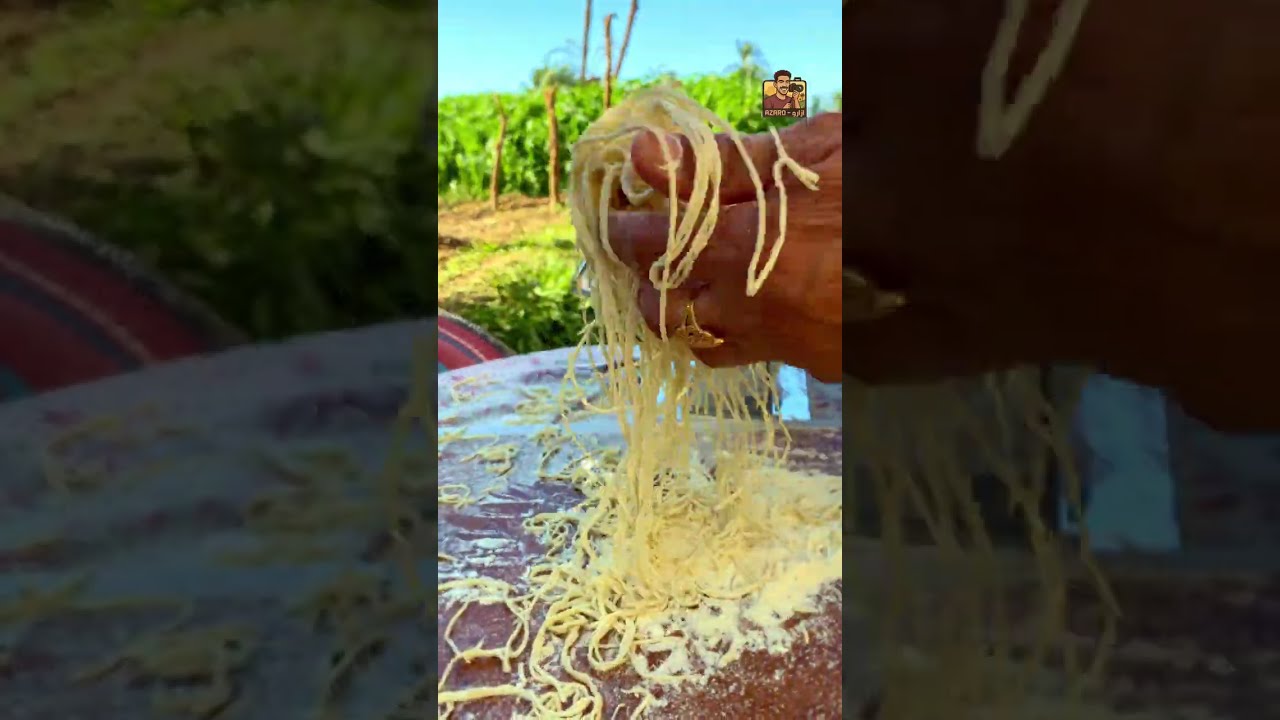الامبواخبة الصعيدي وسط الطبيعه معموله على الكانون  (المخروطية) 🛖🌿❤️