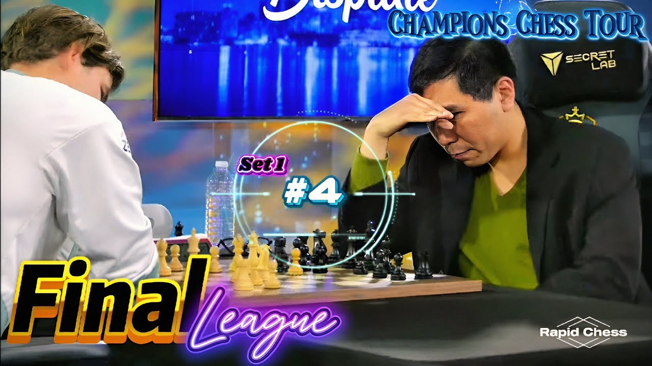 FINAL LEAGUE!!! Magnus Vs Wesley So || Champions Chess Tour