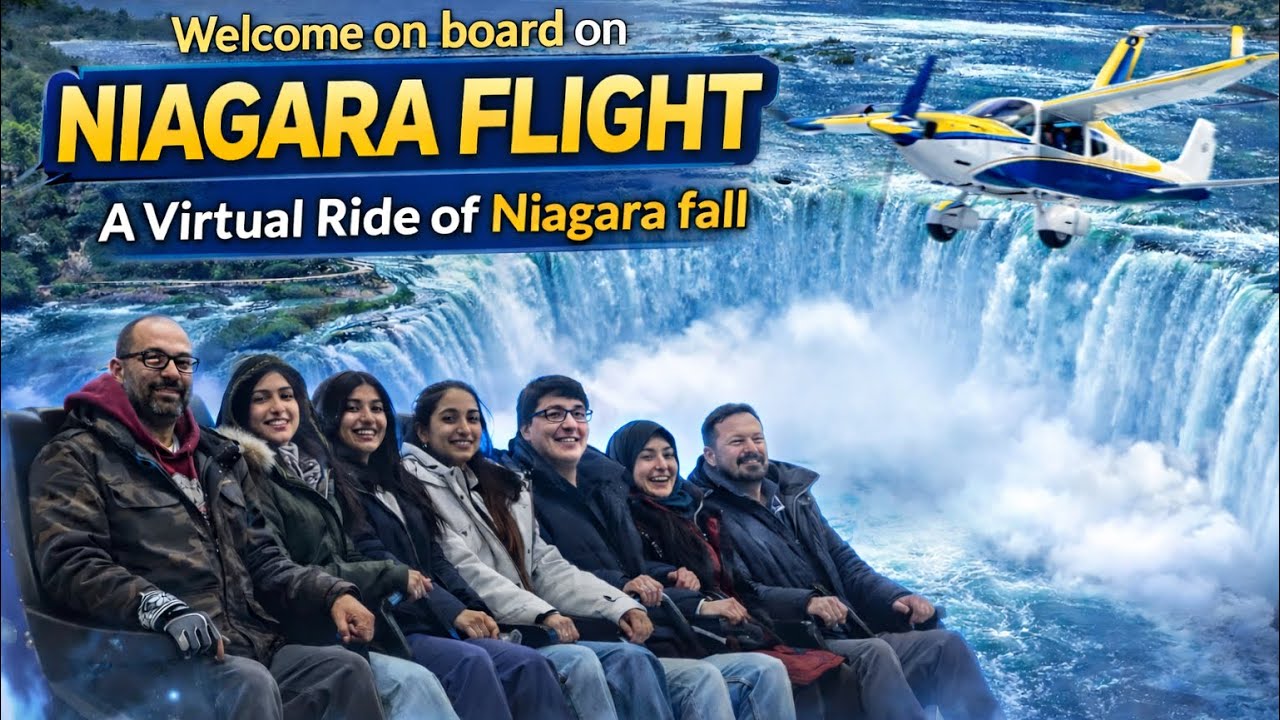 Виртуальный полет над Ниагарским водопадом | Niagara Flight