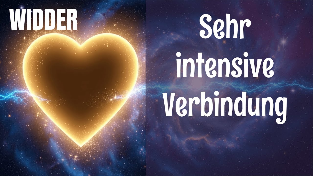 Widder❣️Sehr intensive Verbindung