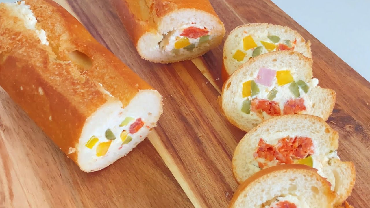 Surprenez vos Invités avec cette BAGUETTE FARCIE pour Apéros et Buffets -FACILE et ORIGINALE !🎉
