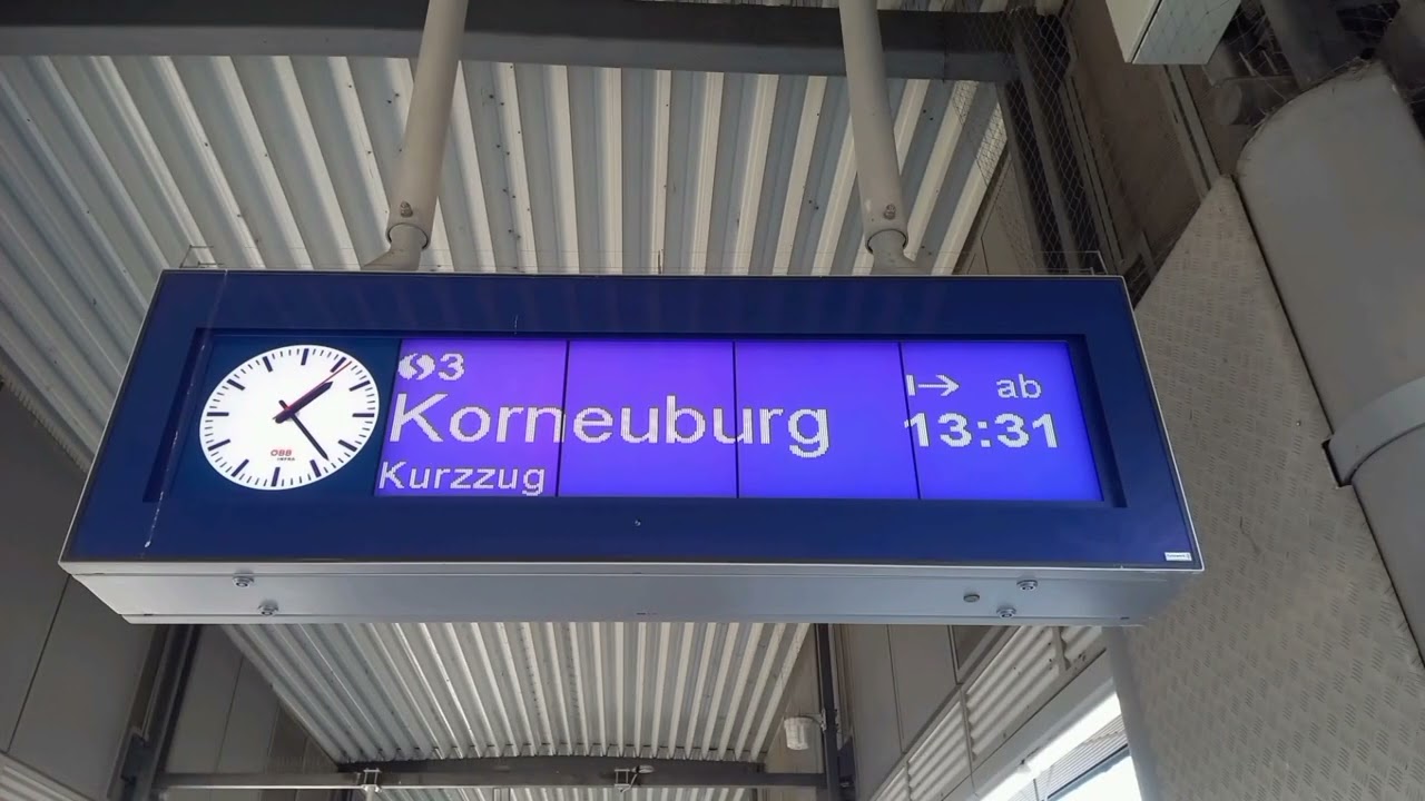 Neue Ansagen Bahnhof Wien Floridsdorf ( Abo Special danke für 430 Abonnenten )
