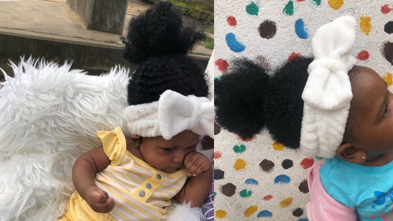Baby hair band wig