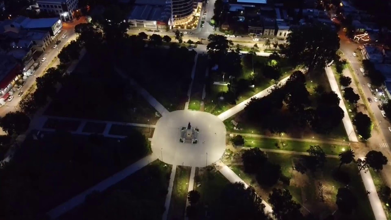 EN VIVO 🔴 DESDE EL AIRE - PLAZA SAN MARTÍN - VENADO TUERTO - SANTA FE - ARGENTINA 🇦🇷 
