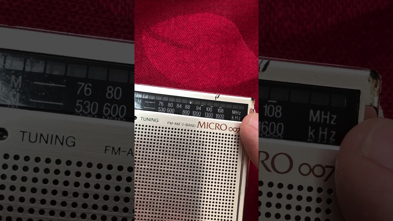 RADIO am-fm NATIONAL MICRO 007 JAMES BOND RF-007