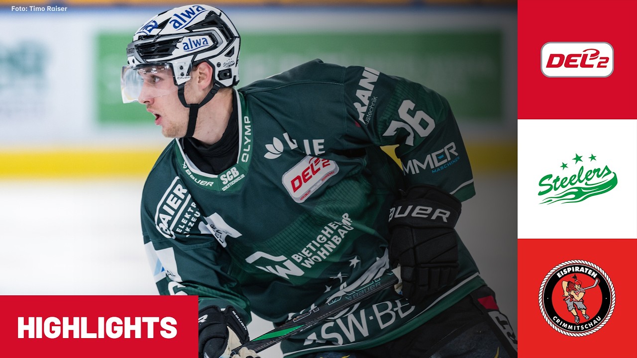 DEL2: Bietigheim Steelers vs. Eispiraten Crimmitschau | Highlights