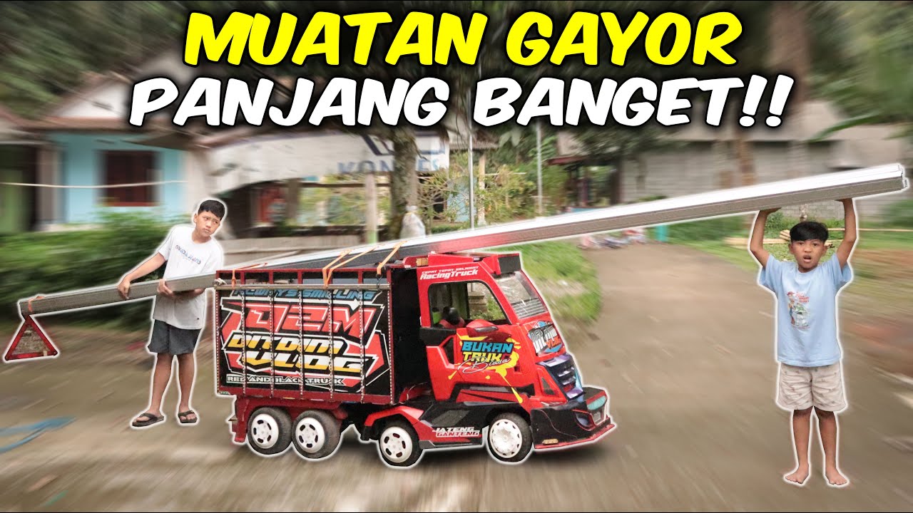 MUATAN GAYOR!! DITDIM BANTU AYAH AMBIL BAJA RINGAN PAKAI TRUK DIMAS.