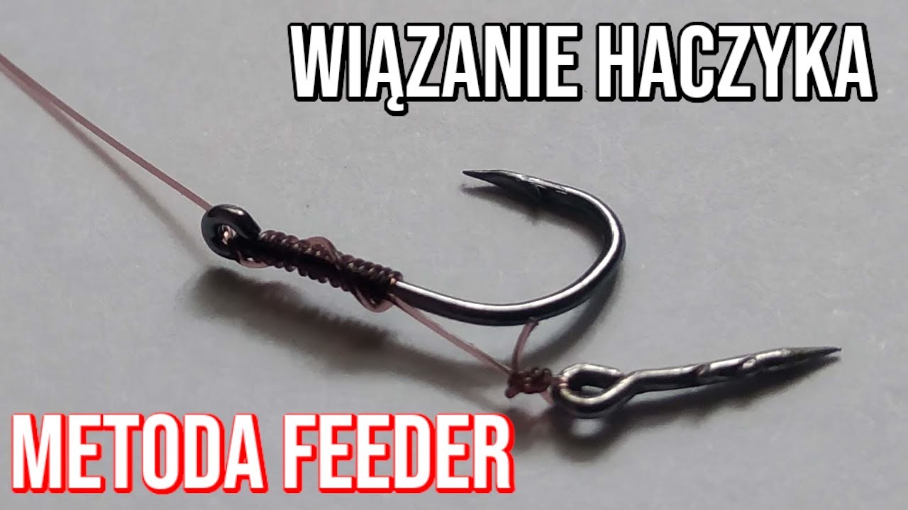 Wiązanie haczyka | Węzeł bez węzła # przypon z igłą do method feeder.