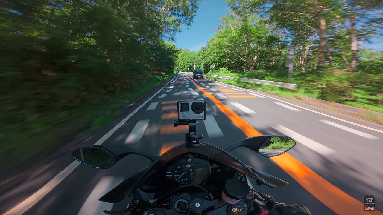 [4K] YAMAHA R6 exhaust sound | Morning Winding Road