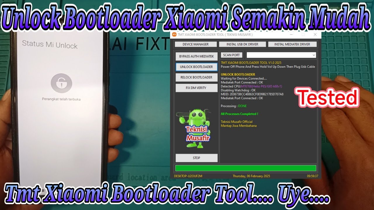 Unlock Bootloader Xiaomi Semakin Mudah With Tmt Xiaomi Bootloader Tool One Click