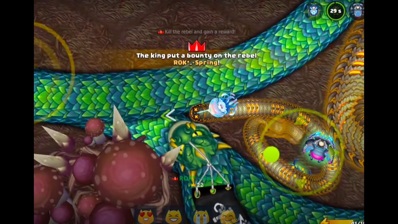 LITTLE BIG SNAKE.IO 🐍| ⚡Snipe rebel - Rebel hunting ⚡. Destroy farms 🔥🔥🔥| Banana #8