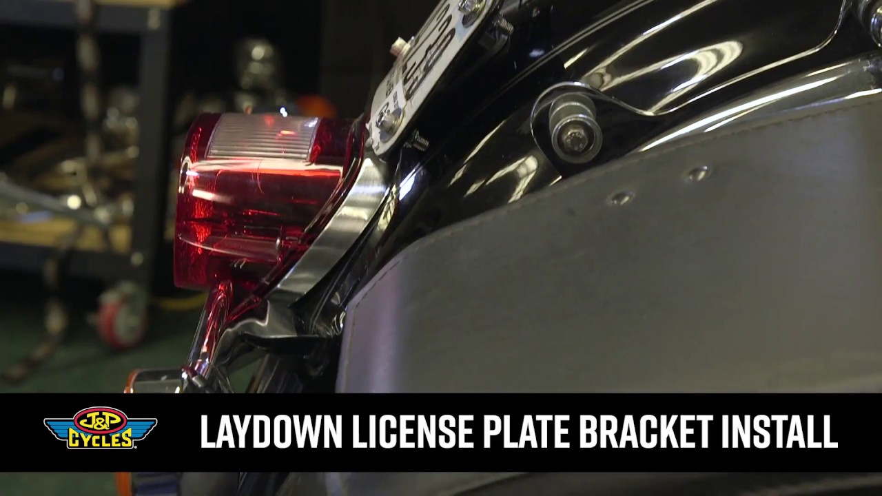 Lay Down License Plate Installation : Weekend Wrenching