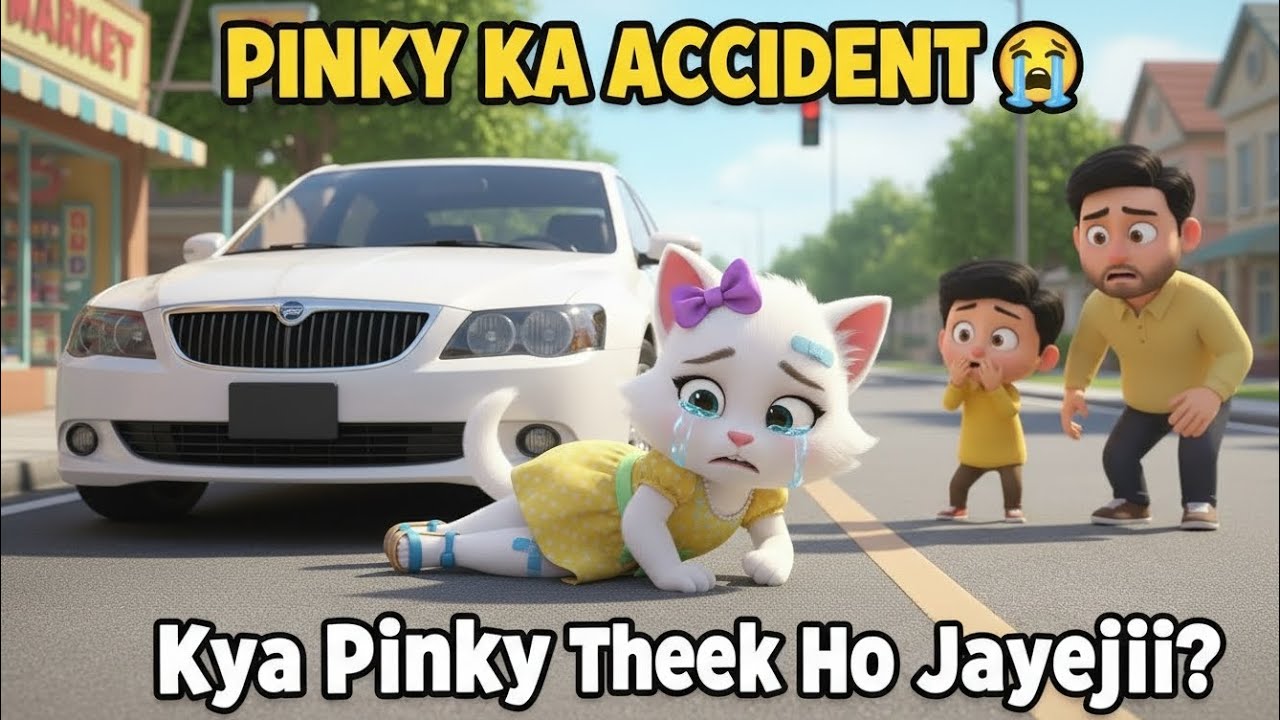 Pinky ka hua accident cartoon video