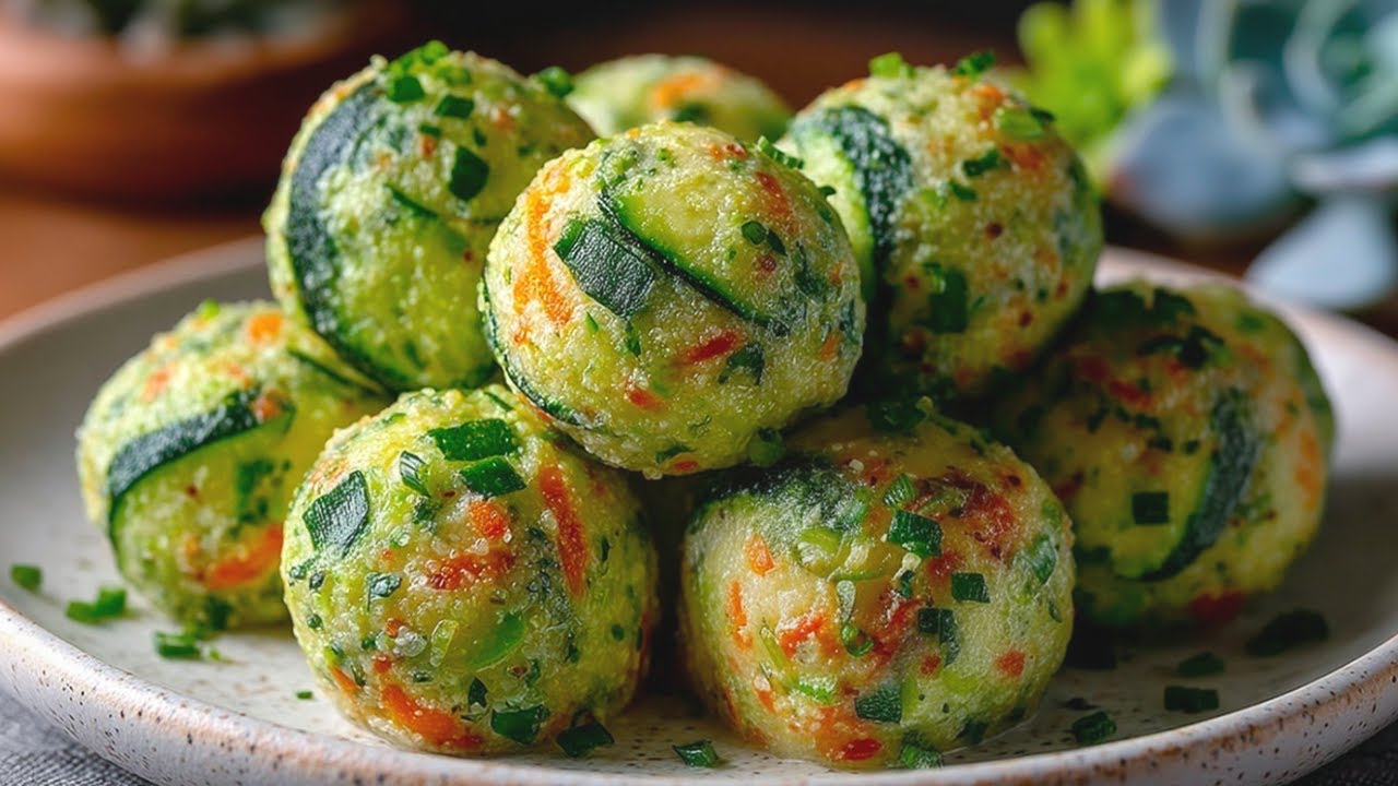 ✅ These Zucchini meatballs will drive you crazy! The best zucchini recipe without Meat!