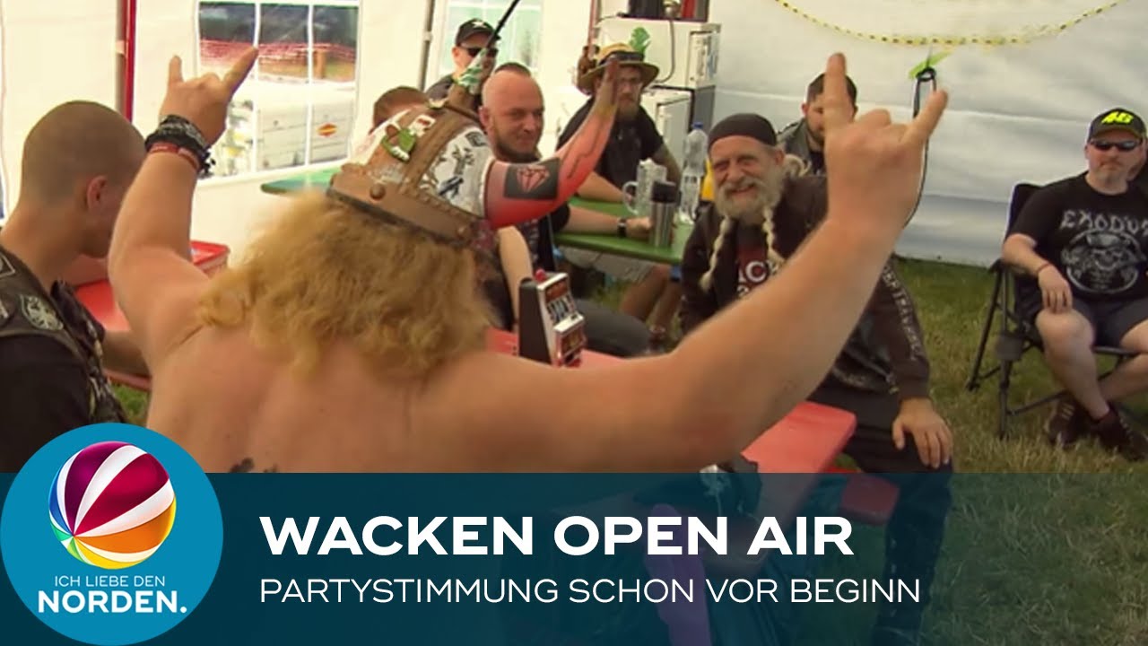 Wacken 2022: Partystimmung auf dem Campingplatz schon vor Festival-Beginn