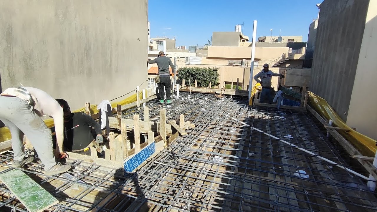 توزيع حديد التسليح بالشكل الصحيح 