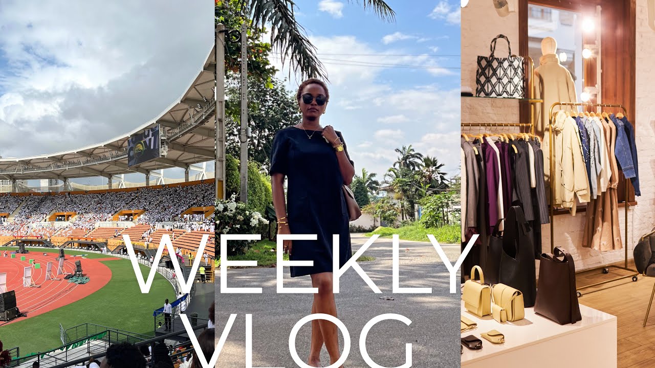 #weeklyvlog à Abidjan ,  Grand culte au stade🏟️ conférence 💻, shopping 🛍️ 
