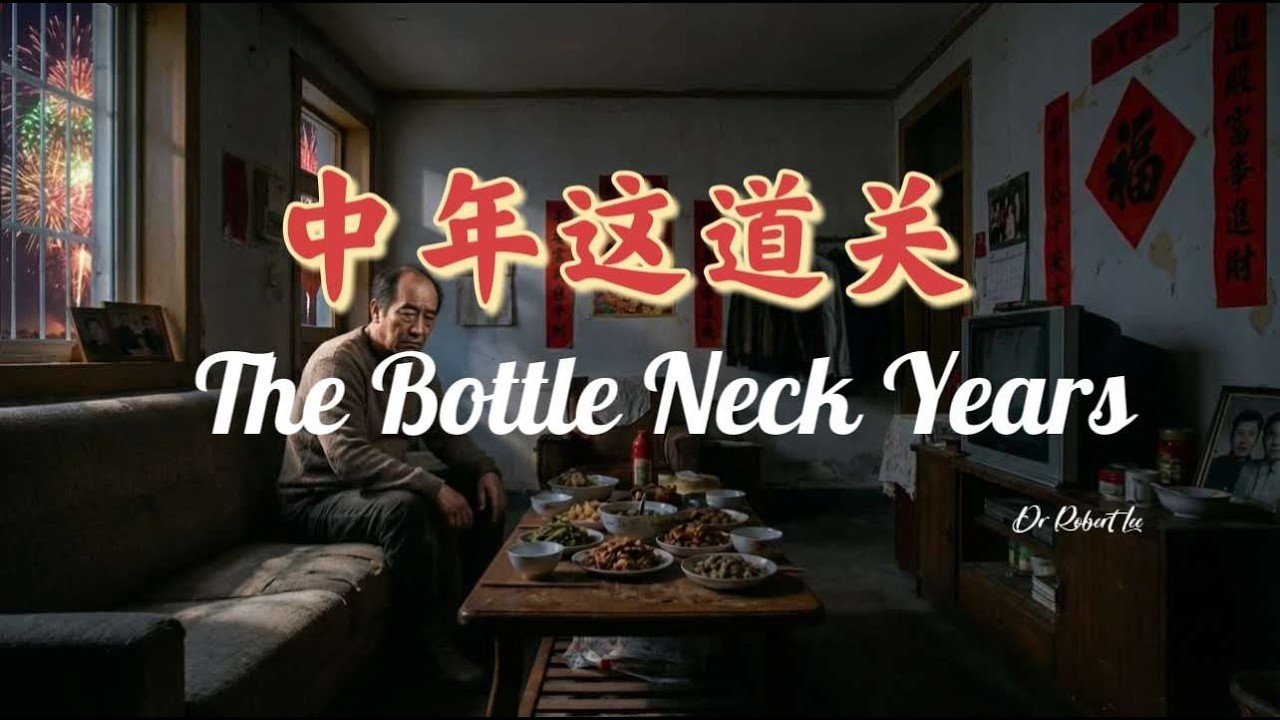中年这道关  The Bottle Neck Years  （送给和自己同样人到中年的兄弟姐妹 创作：Dr Robert Lee   编号：RLAM-F-082)