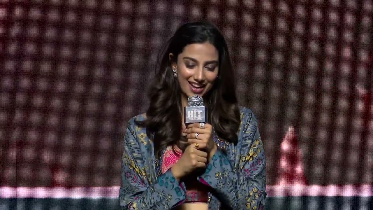 Meenakshi Speech @ HIT2 Movie Bloody Blockbuster Celebrations