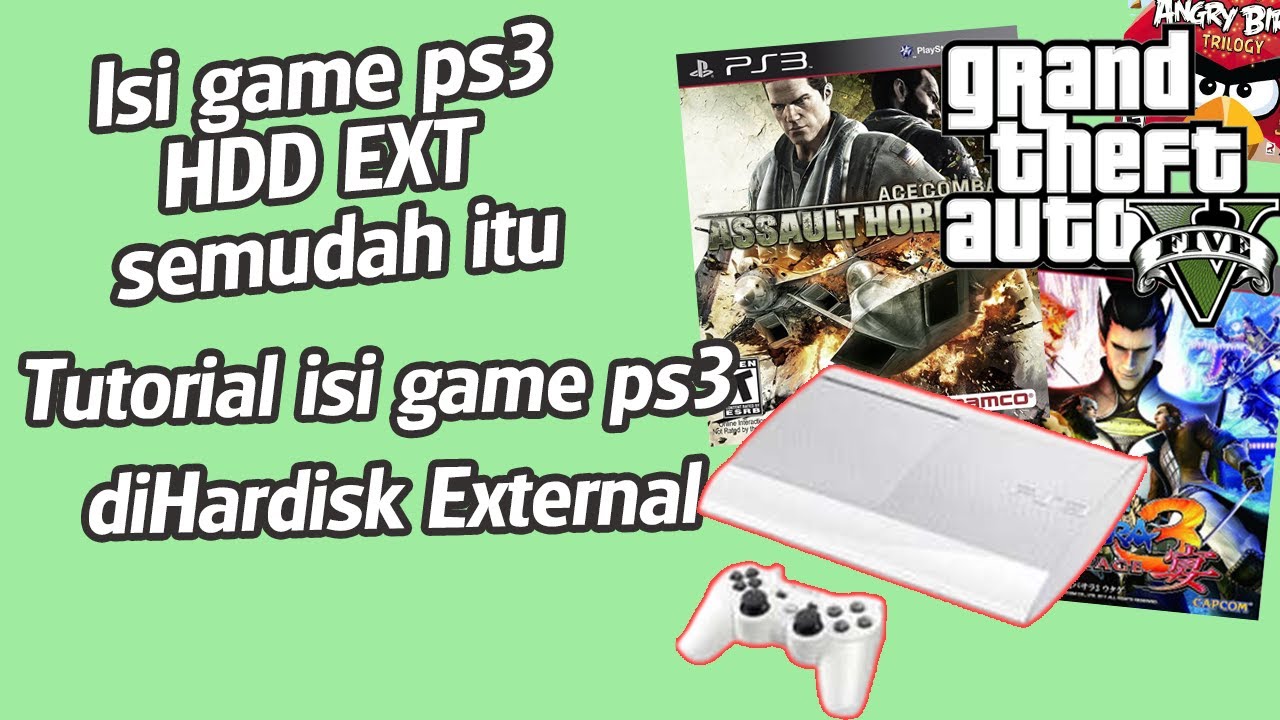 Tutorial cara isi game ps3 diHardisk External